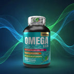 Omega 3-6-9 Greensofg 1300 mg | 100 Cápsulas | EPA + DHA | Salud Cerebral y Cardiovascular