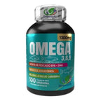 Omega 3-6-9 Greensofg 1300 mg | 100 Cápsulas | EPA + DHA | Salud Cerebral y Cardiovascular
