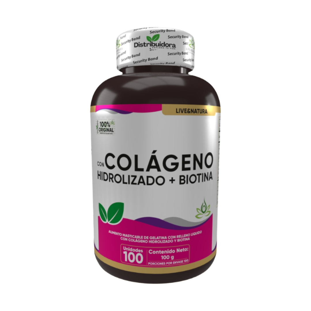 Colágeno Hidrolizado con Biotina | Softgels | Piel Firme, Cabello Fuerte y Articulaciones Saludables