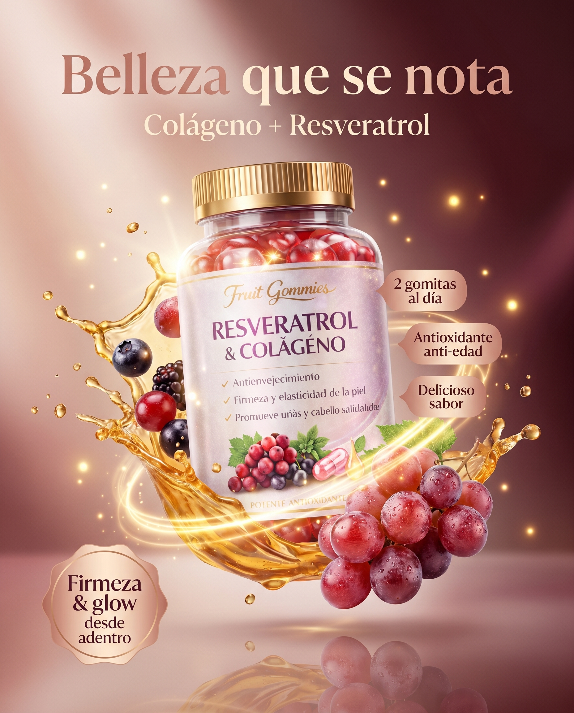 GOMITAS COLAGENO Y RESVERATROL